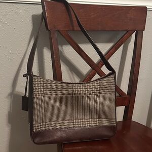 Stylish Brown and Tan bag 
Vintage Ralph Lauren